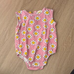 SIIX SPEARMINT LOVE organic cotton pink bubble romper 12-18m
